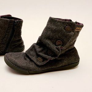 Blowfish Malibu Rabbit Classic Bootie in Charcoal Grey Size 6